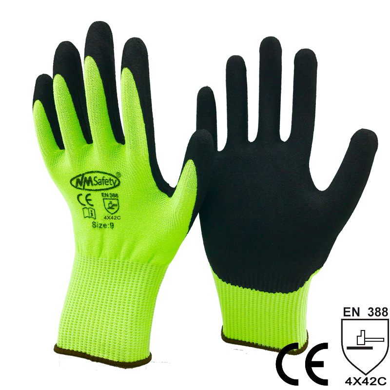 Nitrile Mechanic Glove - NMShield 1/2/5/10/12 Pairs Grade 5 HPPE