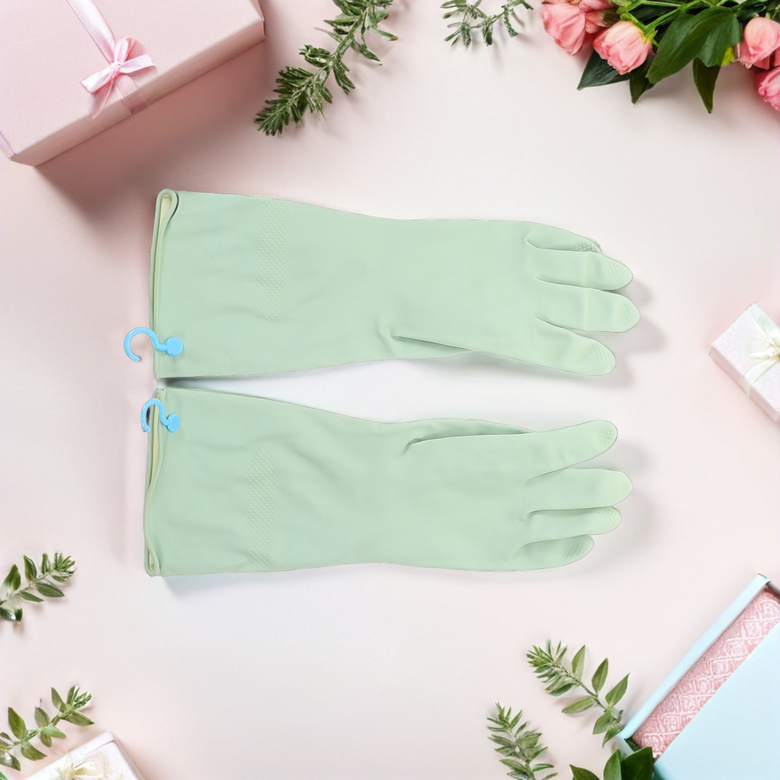 Dish Glove Rubber - 3Pairs Dish Washing Gloves Non-Slip Texture