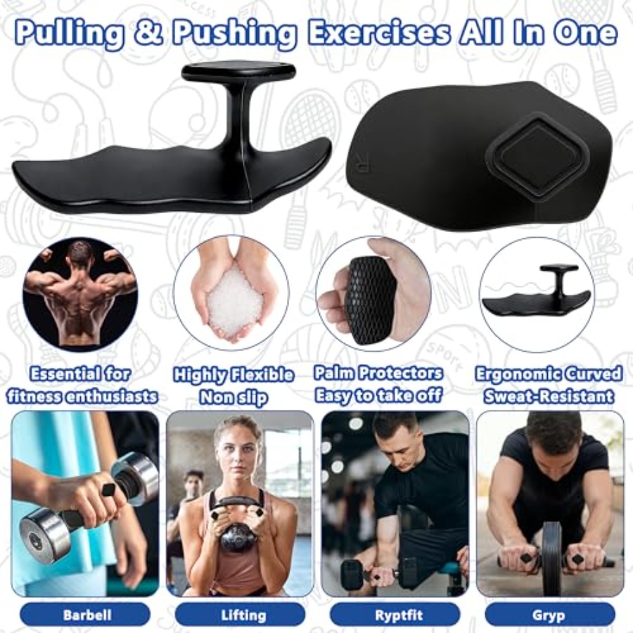 Large Silicone Workout Grips K - Workout Glove Gym reseña y precio