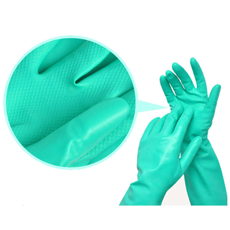 8Pieces/4 Pairs Oil-proof Long - Nitrile Mechanic Glove reseña y precio