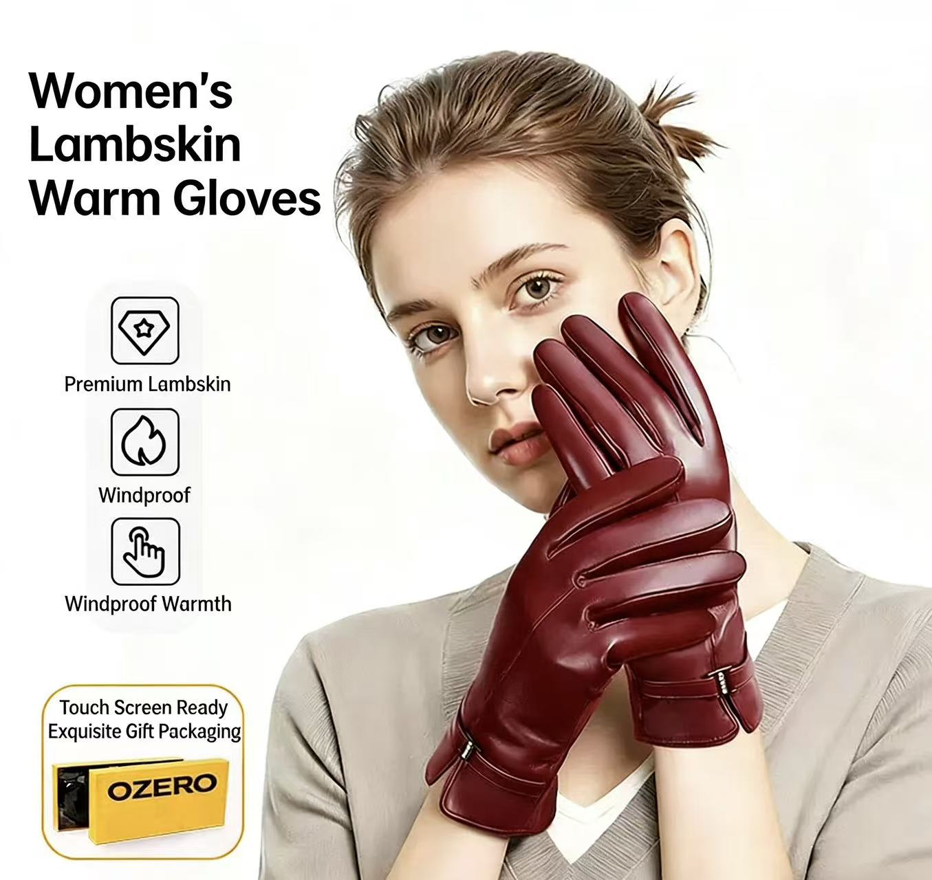 Women's Fashionable Winter She - Wool Glove Lined reseña y precio