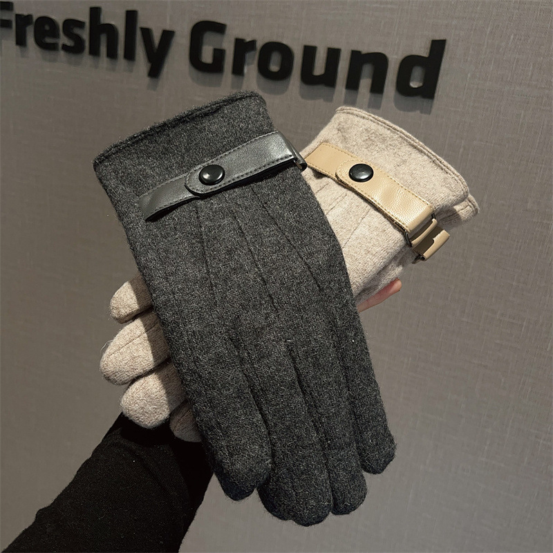 Gloves Men Wool Fleece Lined T - Wool Glove Lined reseña y precio