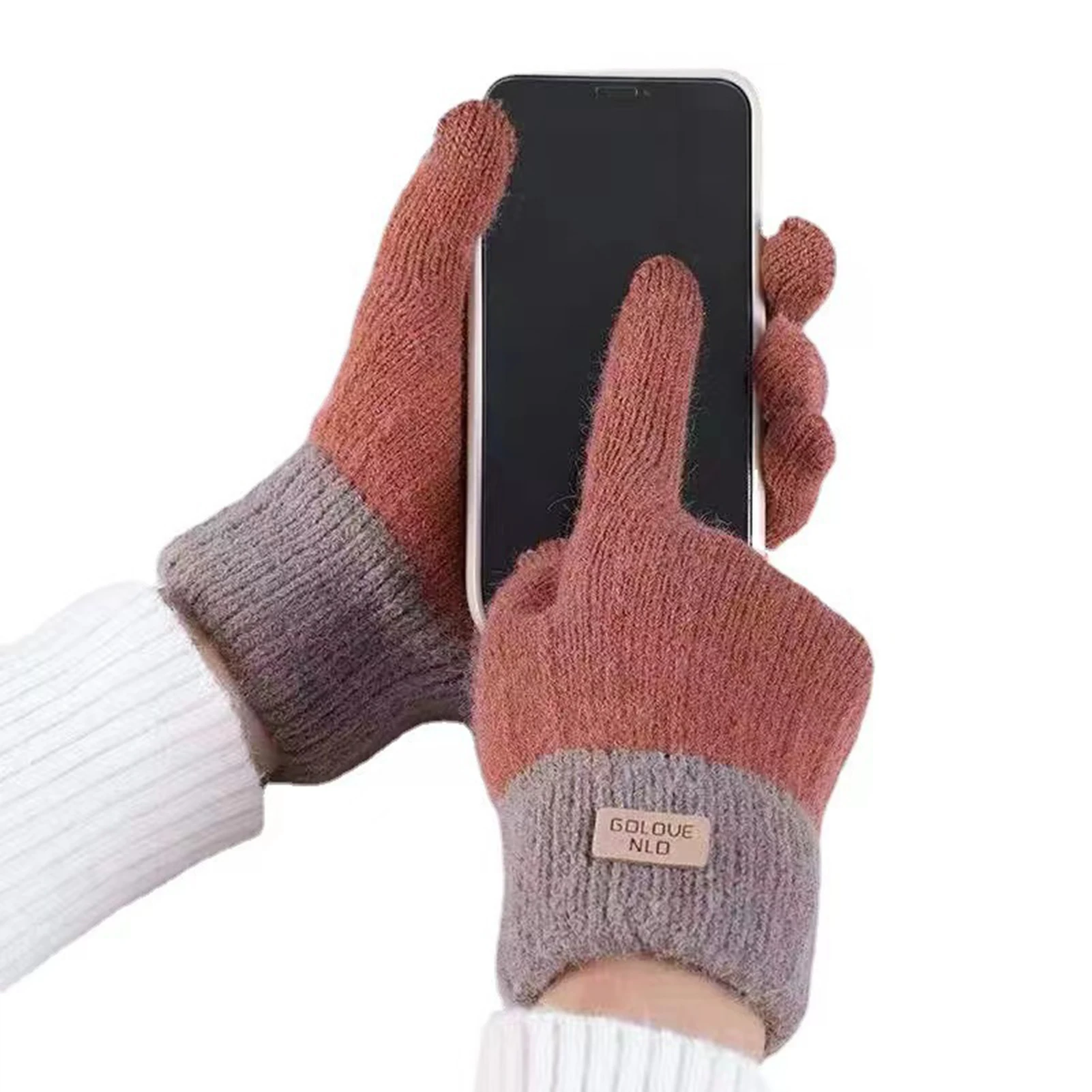 Women's Cable Knit Gloves Warm - Wool Glove Lined reseña y precio