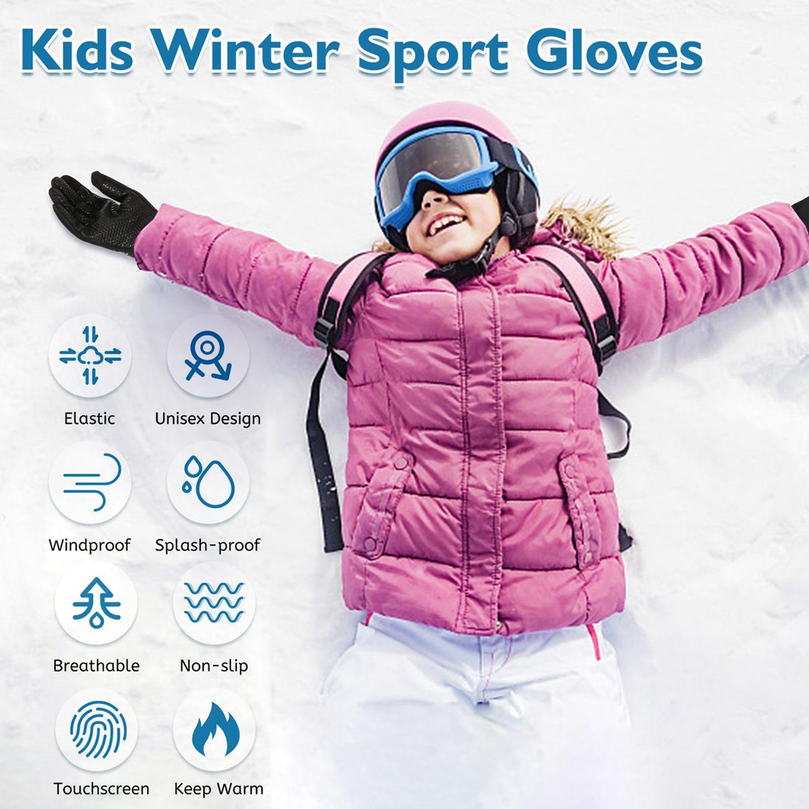 Winter Gloves For Kids Touchsc - Winter Glove Insulated reseña y precio