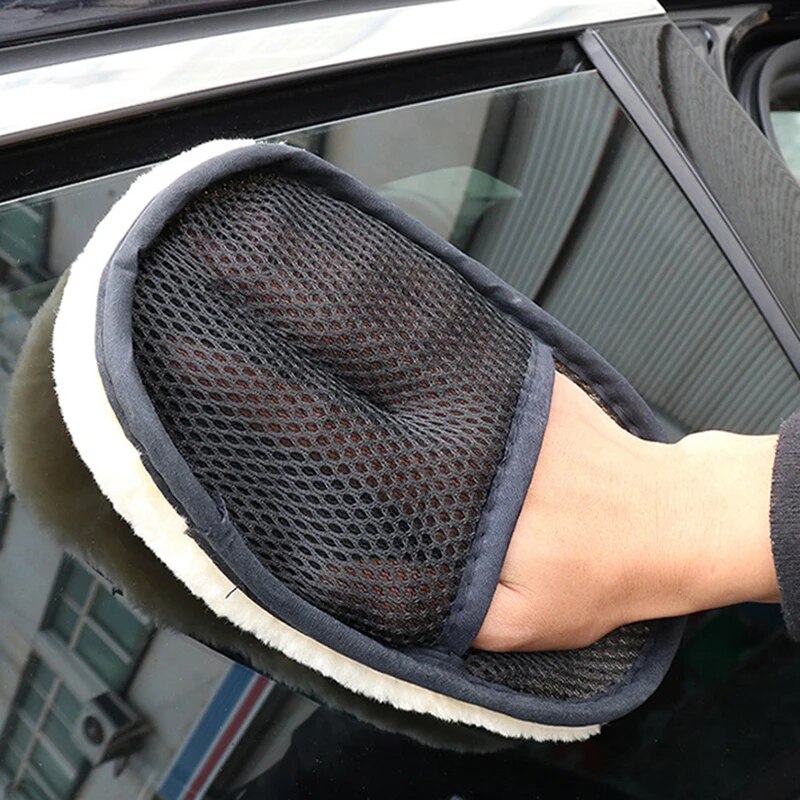 Car Wash Wool Gloves Thickened - Wool Glove Lined reseña y precio
