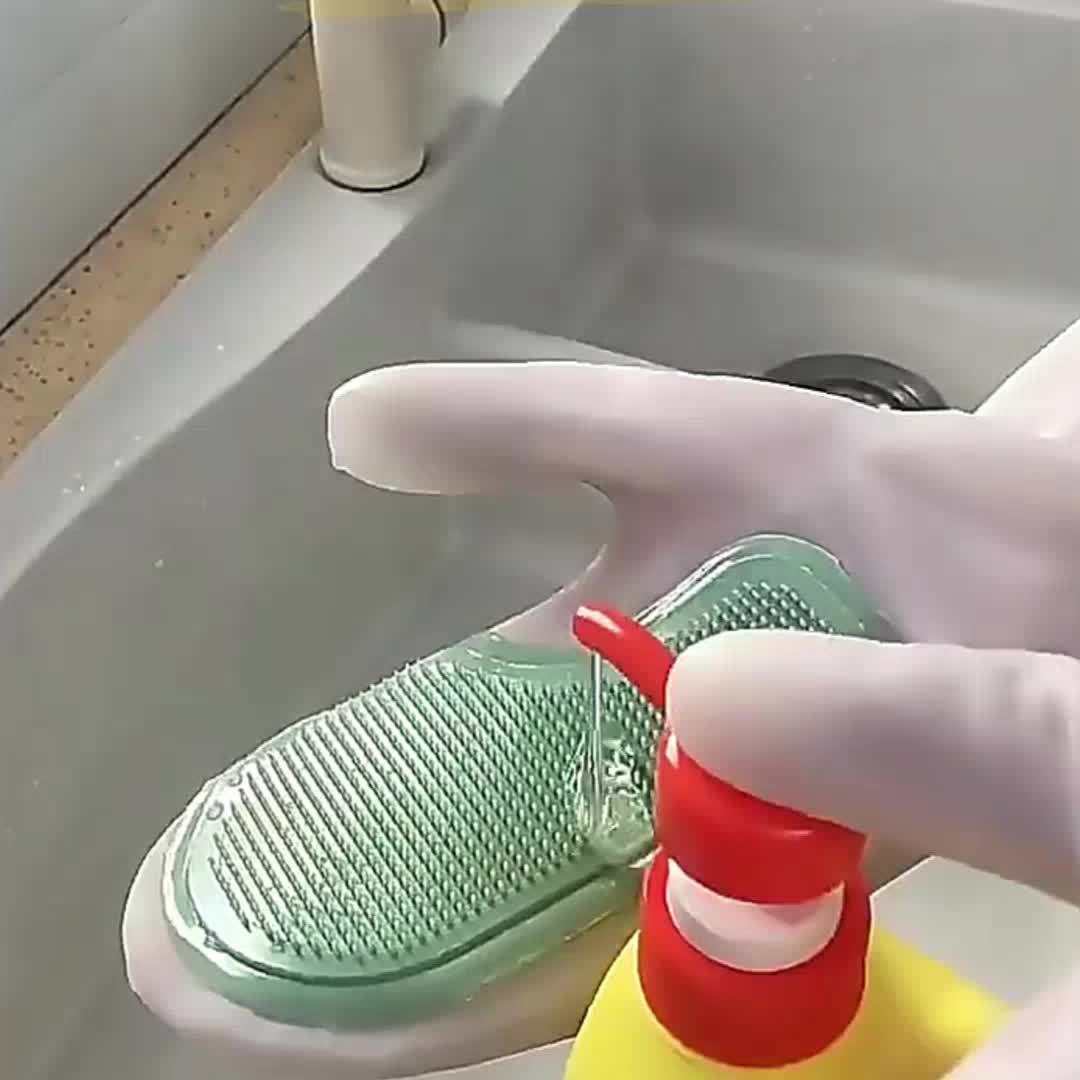 2Pcs Durable Lead-Free Latex D - Rubber Glove Cleaning reseña y precio