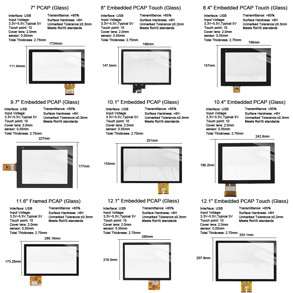 19 Inch PCAP  Screen Industria - Touchscreen Glove Capacitive reseña y precio