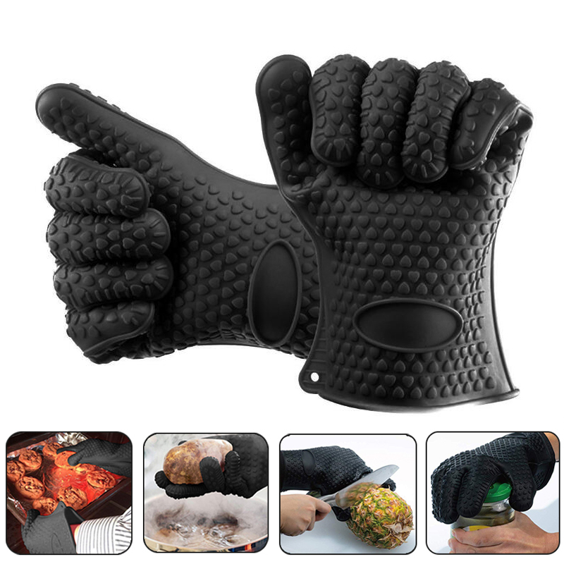 1/2Pcs Oven Mitts Baking Glove - Rubber Glove Cleaning reseña y precio