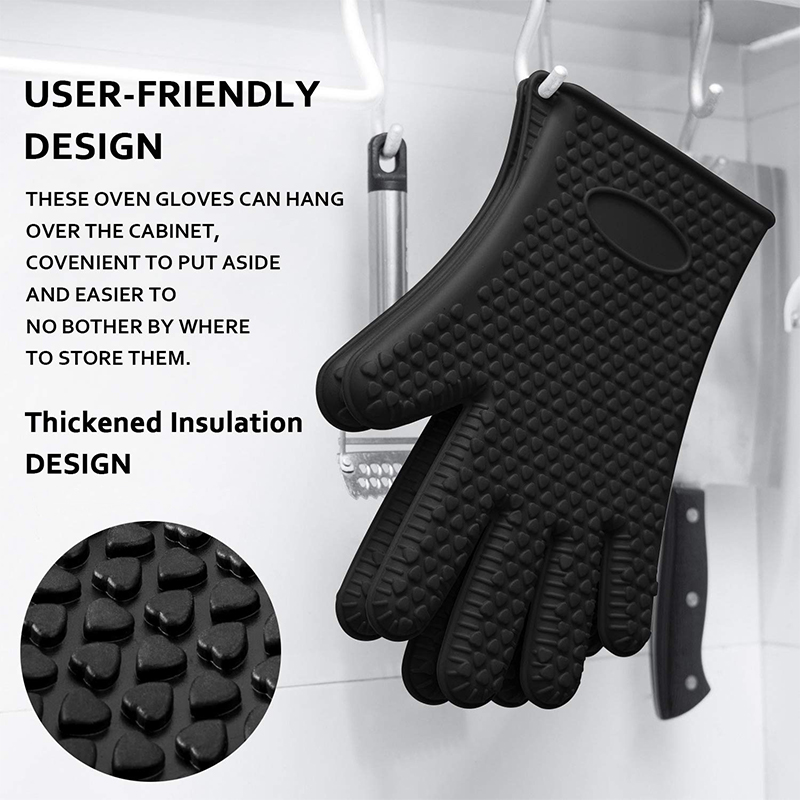 1/2Pcs Oven Mitts Baking Glove - Rubber Glove Cleaning reseña y precio