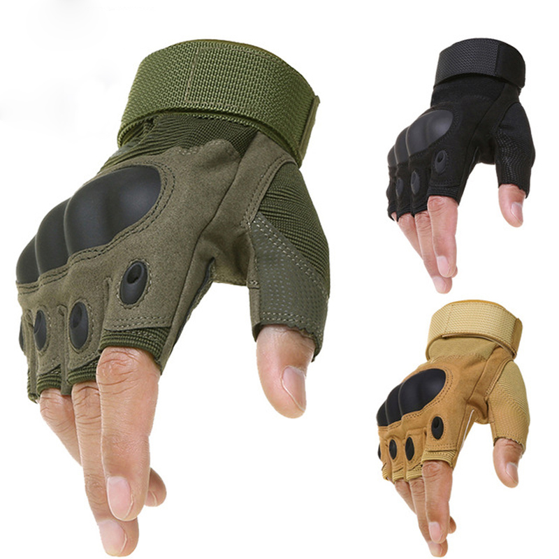 Tactical Hard Knuckle Half Fin - Motorcycle Glove Knuckle reseña y precio