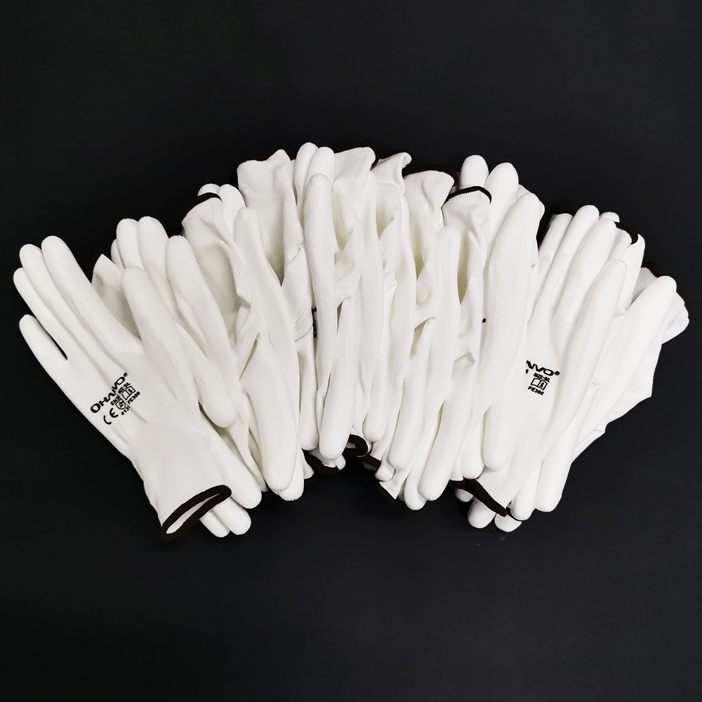 10 Pairs PU Nitrile Safety Coa - Nitrile Mechanic Glove reseña y precio