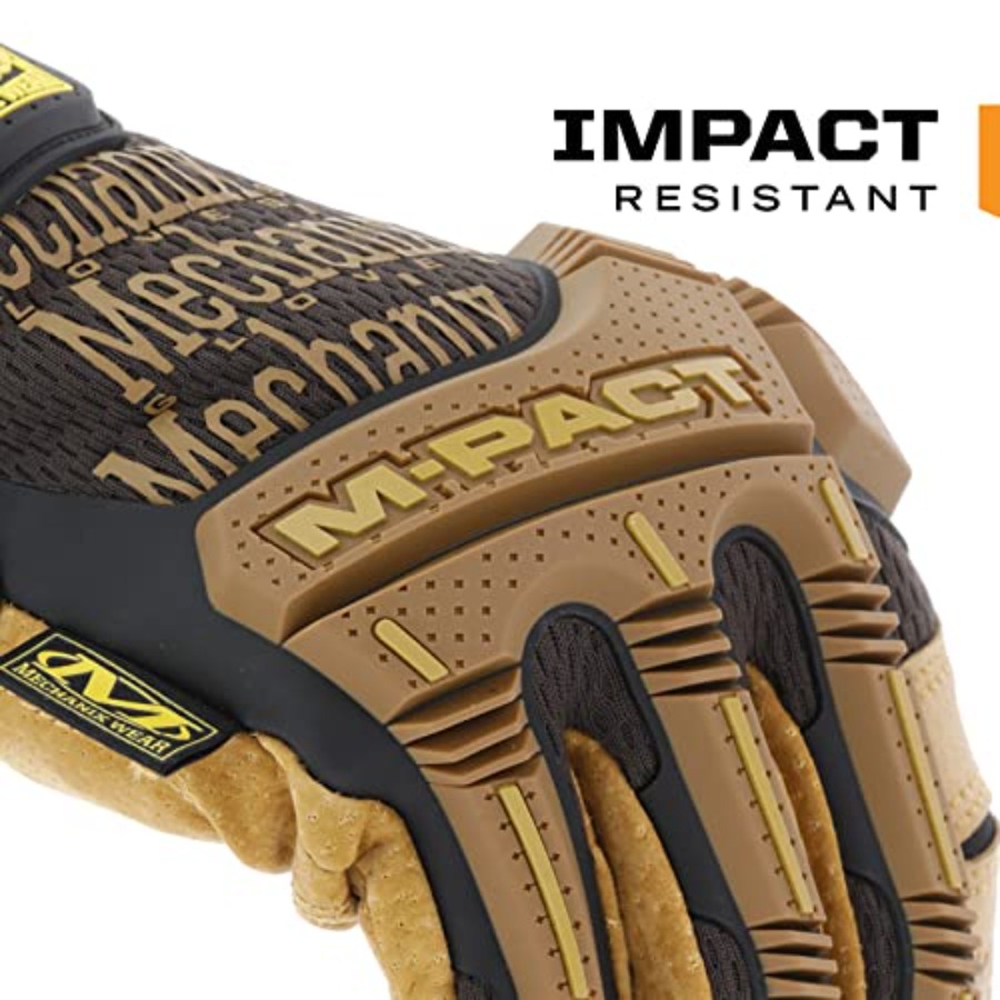 M-Pact Leather Gloves - Leathe - Work Glove Impact reseña y precio