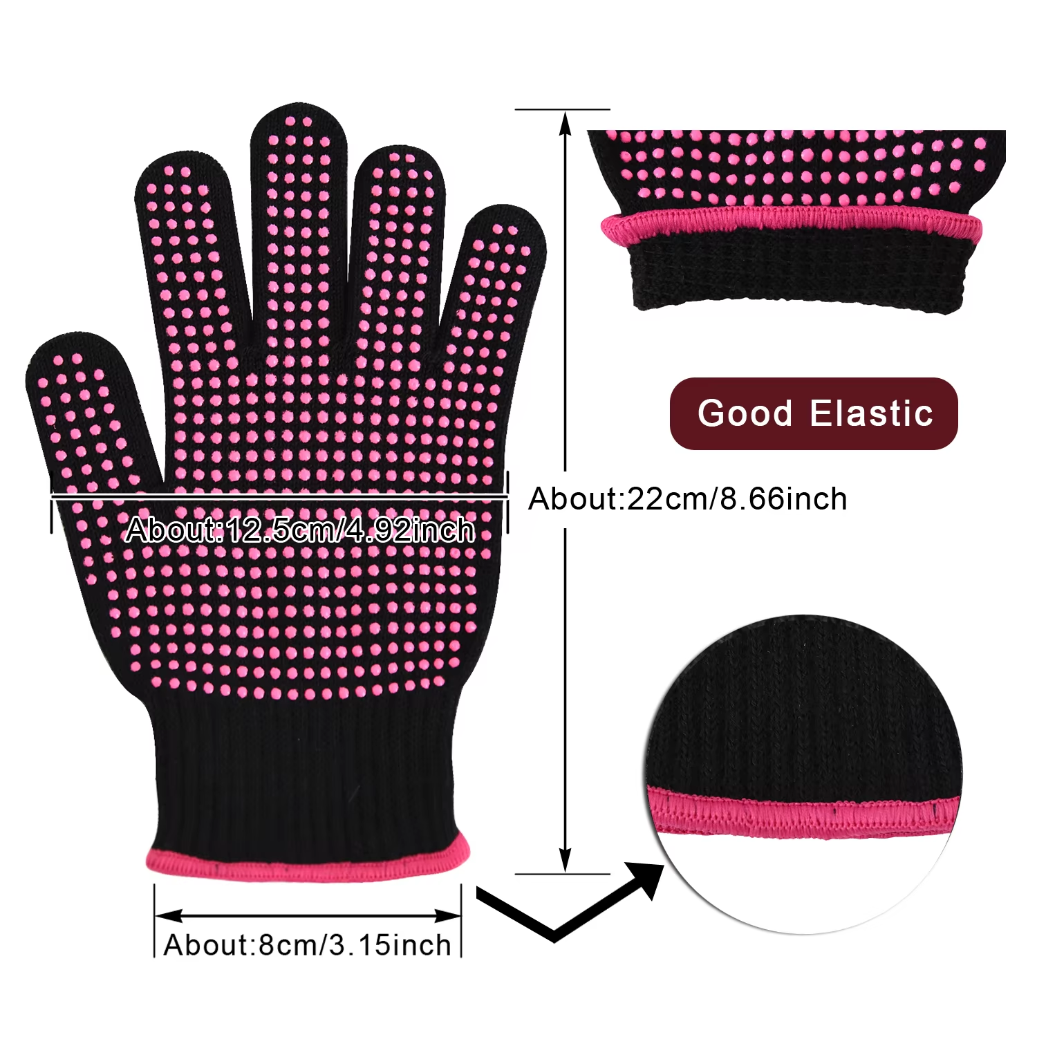 2 Pcs Heat Resistant Gloves wi - Heat Resistant Glove reseña y precio