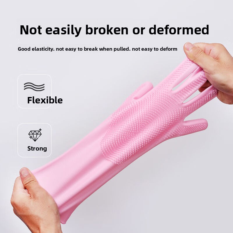 Silicone dishwashing gloves, m - Dish Glove Rubber reseña y precio