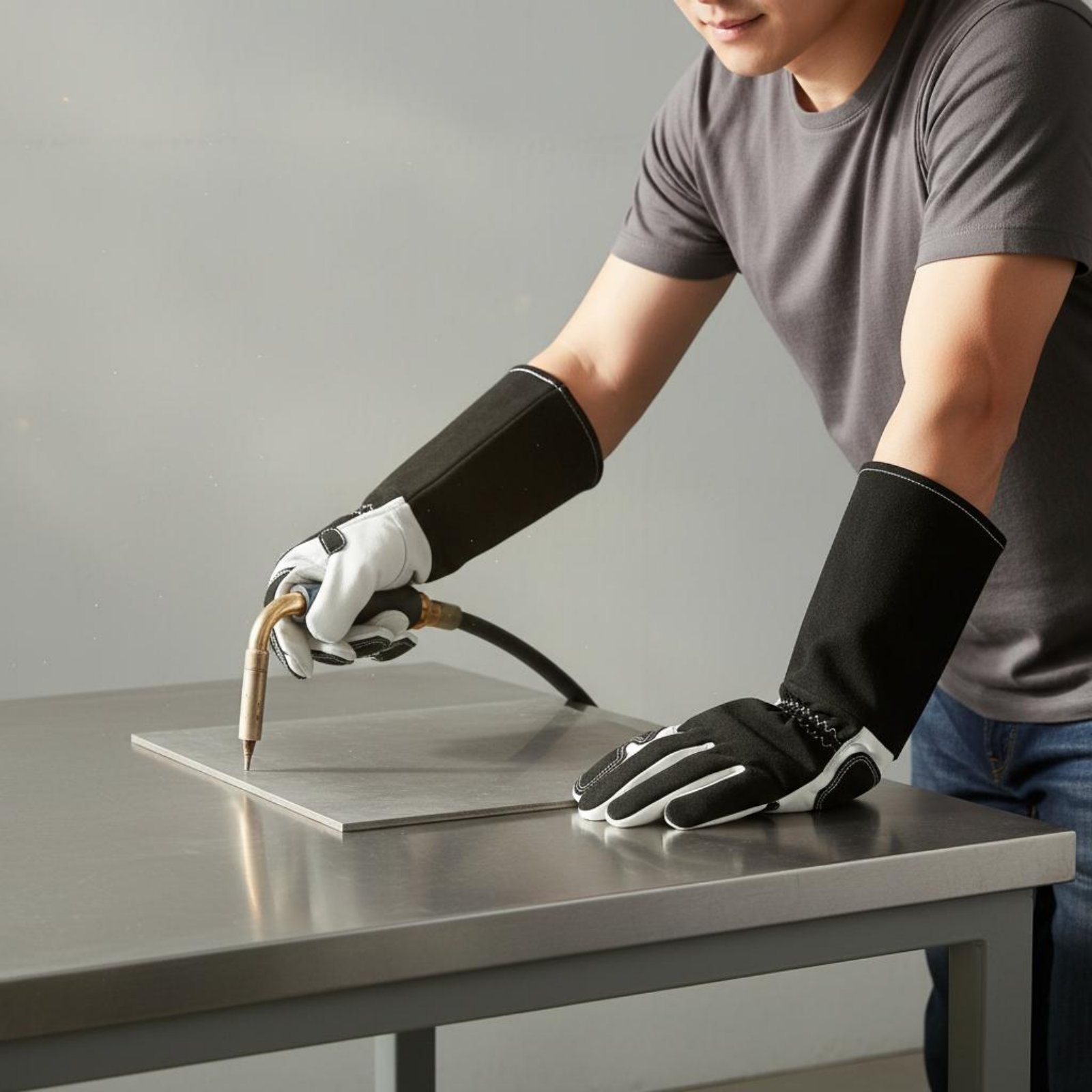 TIG Metalworking Gloves Flexib - Heat Resistant Glove reseña y precio