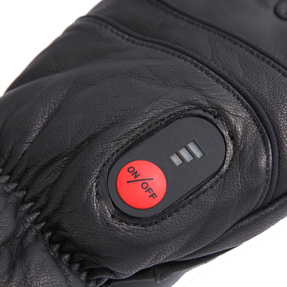 Heated Leather Gloves Men Wome - Ski Glove Waterproof reseña y precio