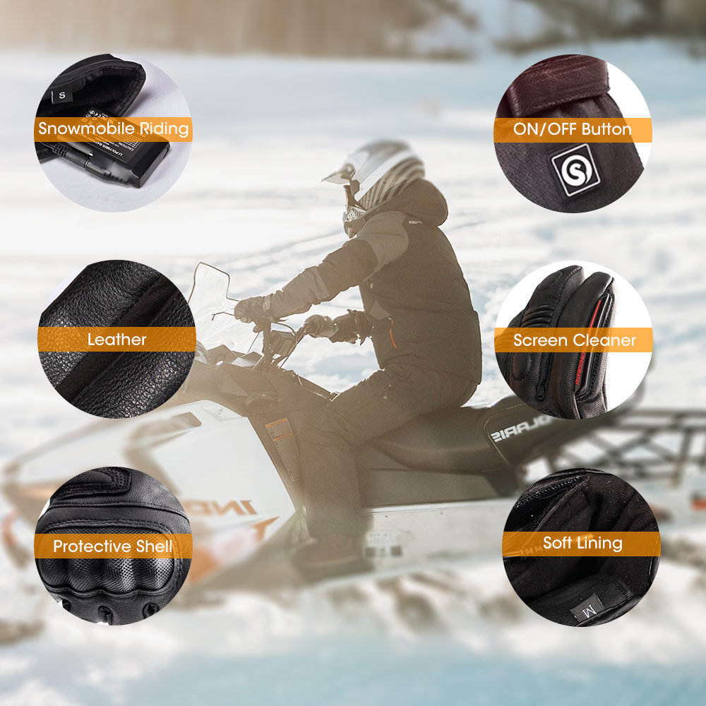 Snow Deer Winter Electric Heat - Heat Resistant Glove reseña y precio