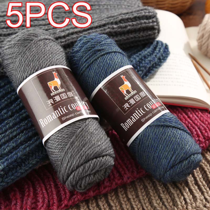 5PCS total 500g Hand knitting  - Wool Glove Lined reseña y precio