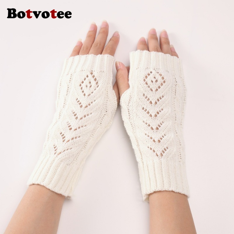 Botvotee Y2k Accessories Free  - Fingerless Glove Knit reseña y precio
