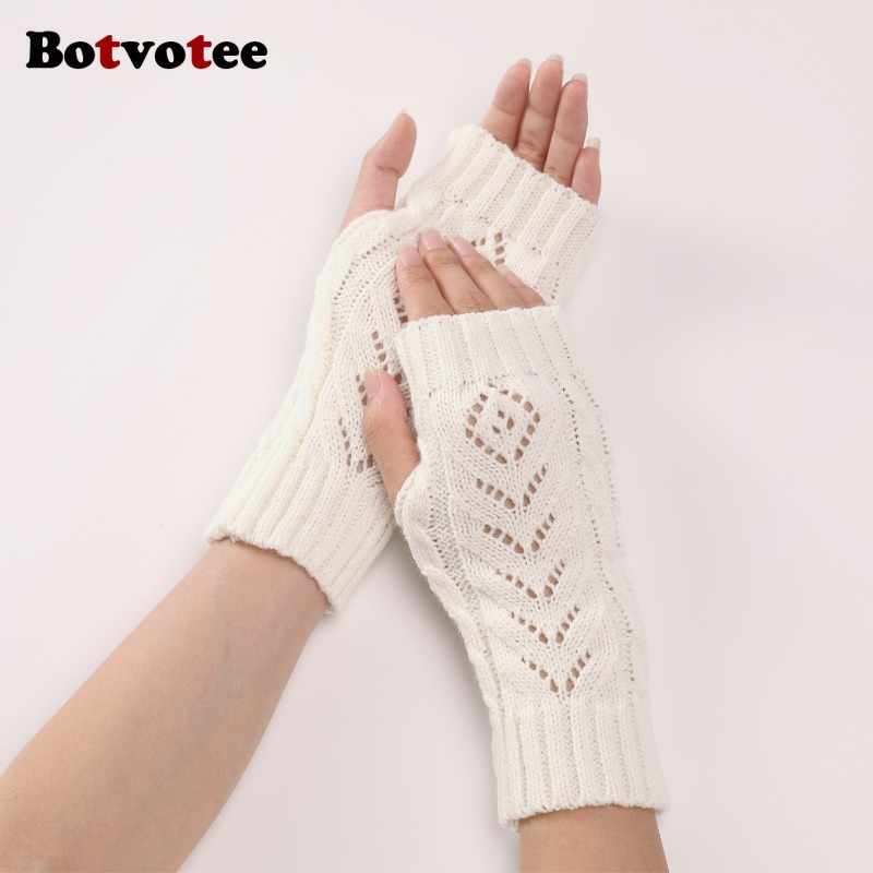 Botvotee Y2k Accessories Free  - Fingerless Glove Knit reseña y precio