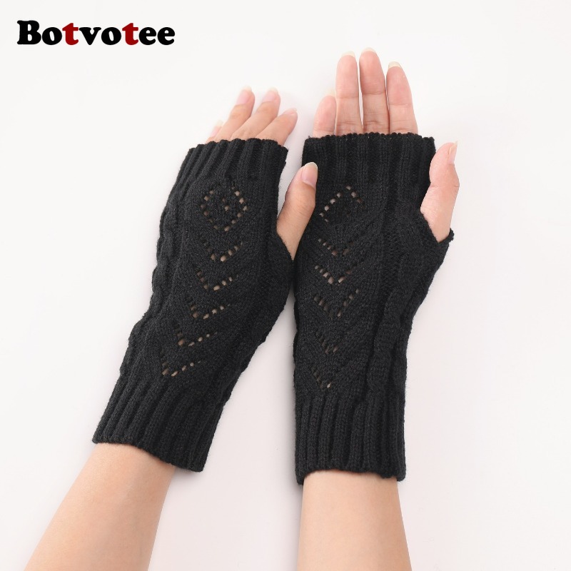 Botvotee Y2k Accessories Free  - Fingerless Glove Knit reseña y precio