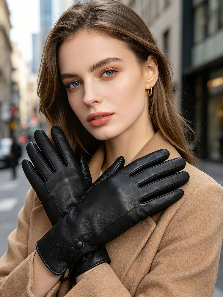 Fashion simple warm women leat - Leather Driving Glove reseña y precio