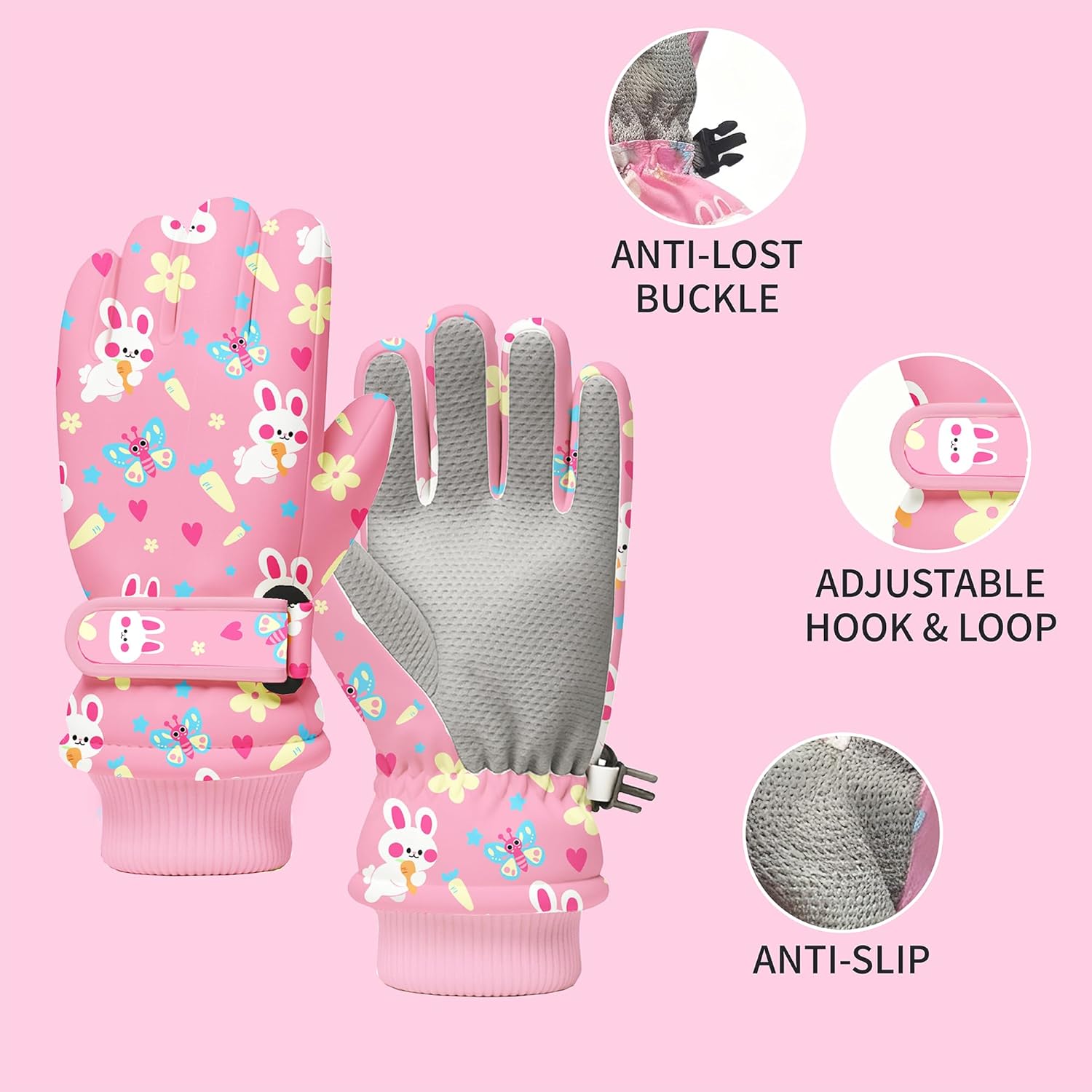 Kids Winter Snow Gloves, Water - Winter Glove Insulated reseña y precio