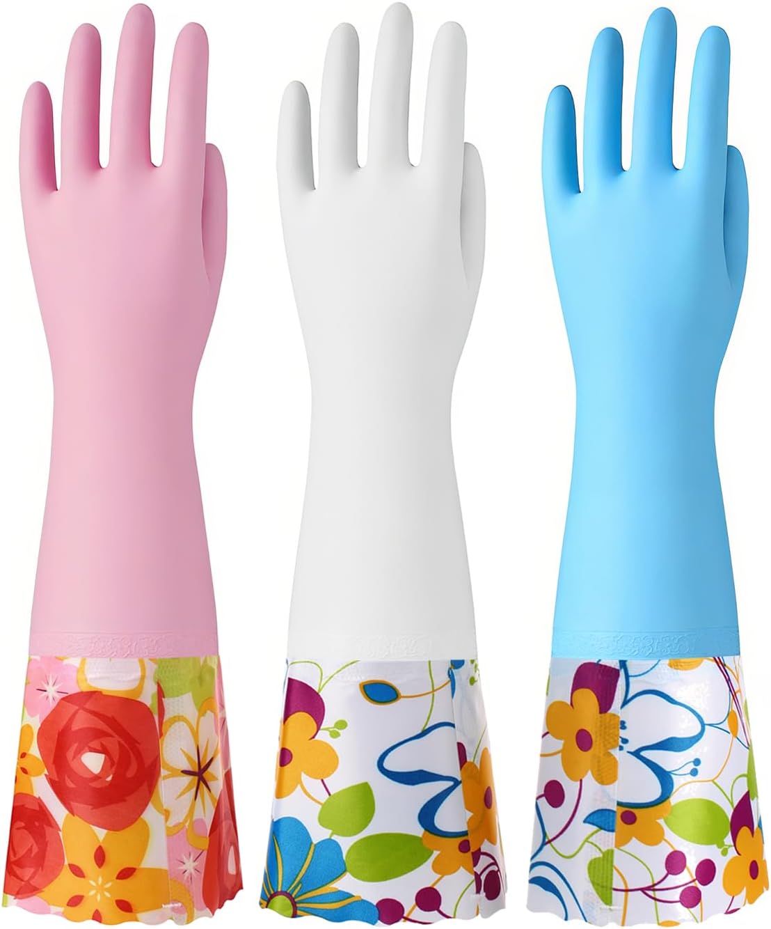 3 Pairs Rubber Cleaning Gloves - Rubber Glove Cleaning reseña y precio