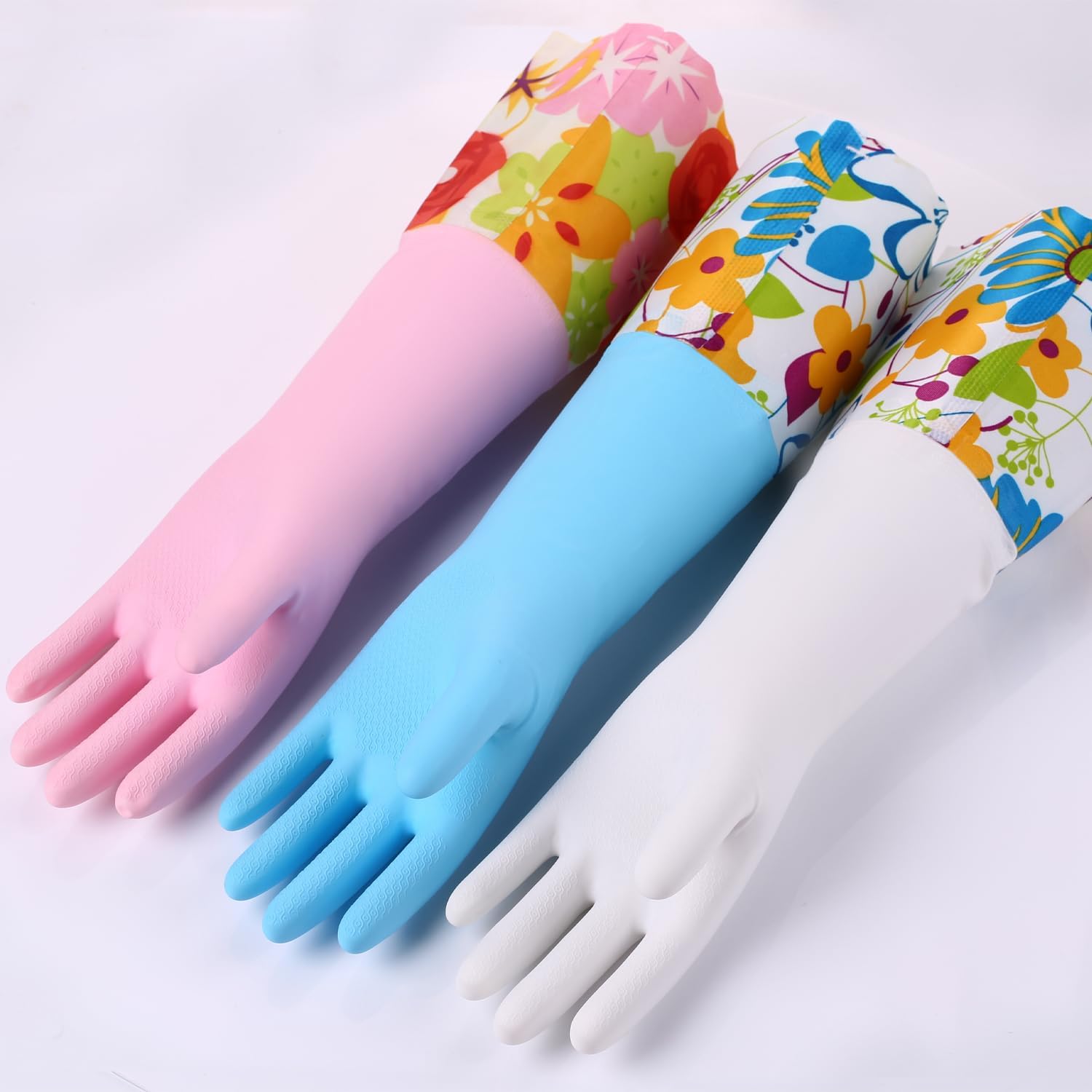 3 Pairs Rubber Cleaning Gloves - Rubber Glove Cleaning reseña y precio