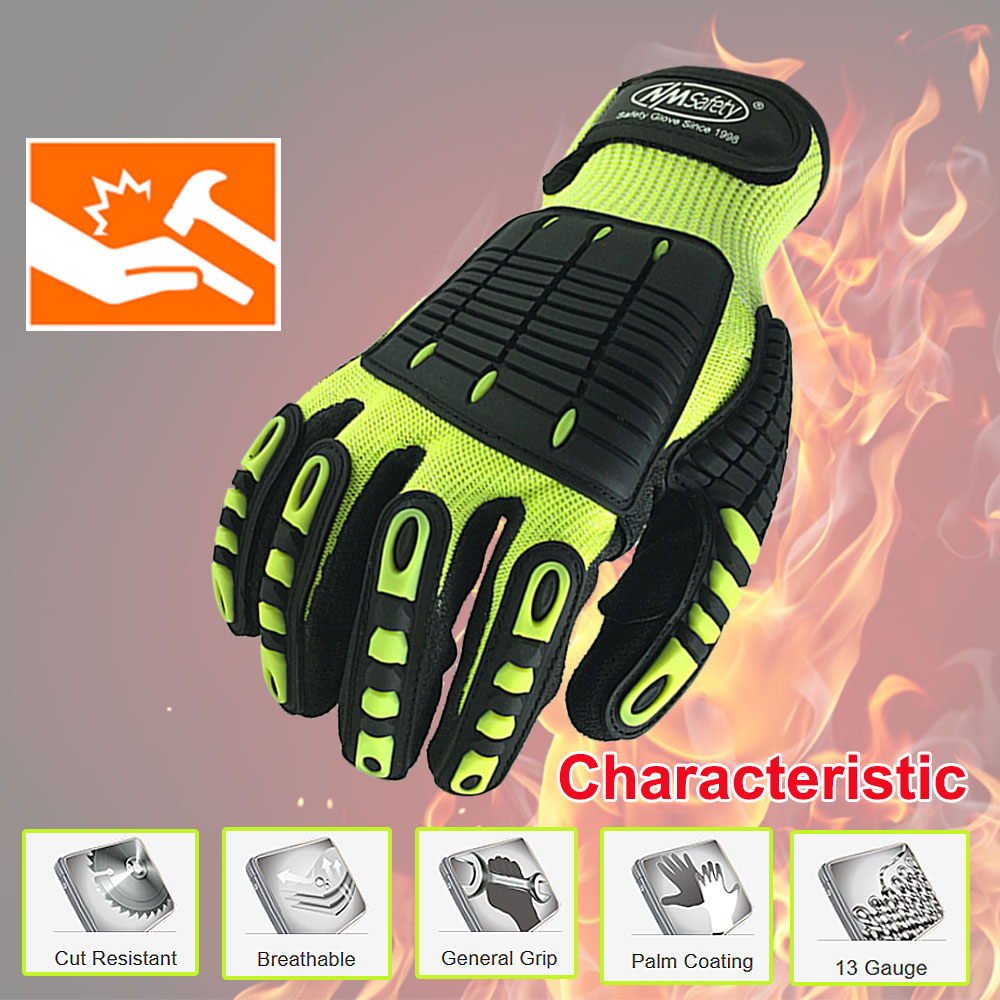 NMSafety High Quality Gloves S - Work Glove Impact reseña y precio