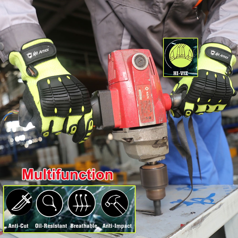 NMSafety High Quality Gloves S - Work Glove Impact reseña y precio