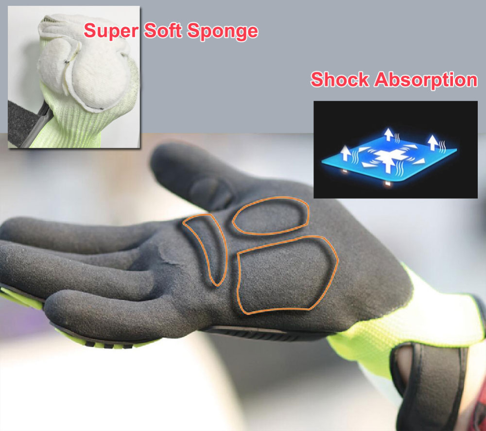 NMSafety High Quality Gloves S - Work Glove Impact reseña y precio