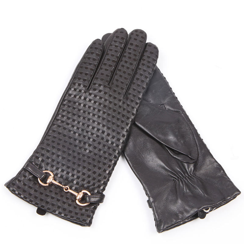 Real Leather Gloves Female The - Wool Glove Lined reseña y precio