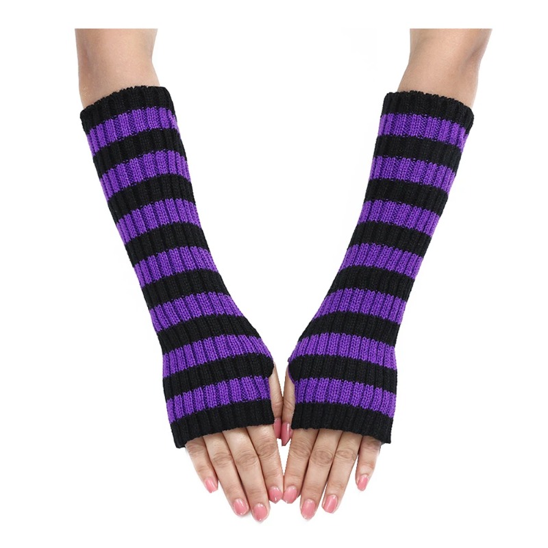 Women's Knitted Fingerless Arm - Fingerless Glove Knit reseña y precio