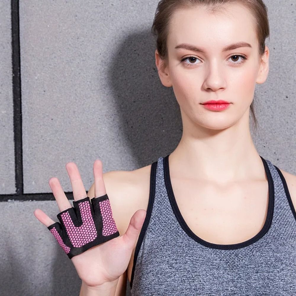 1 pair Breathable Gym Half Fin - Workout Glove Gym reseña y precio
