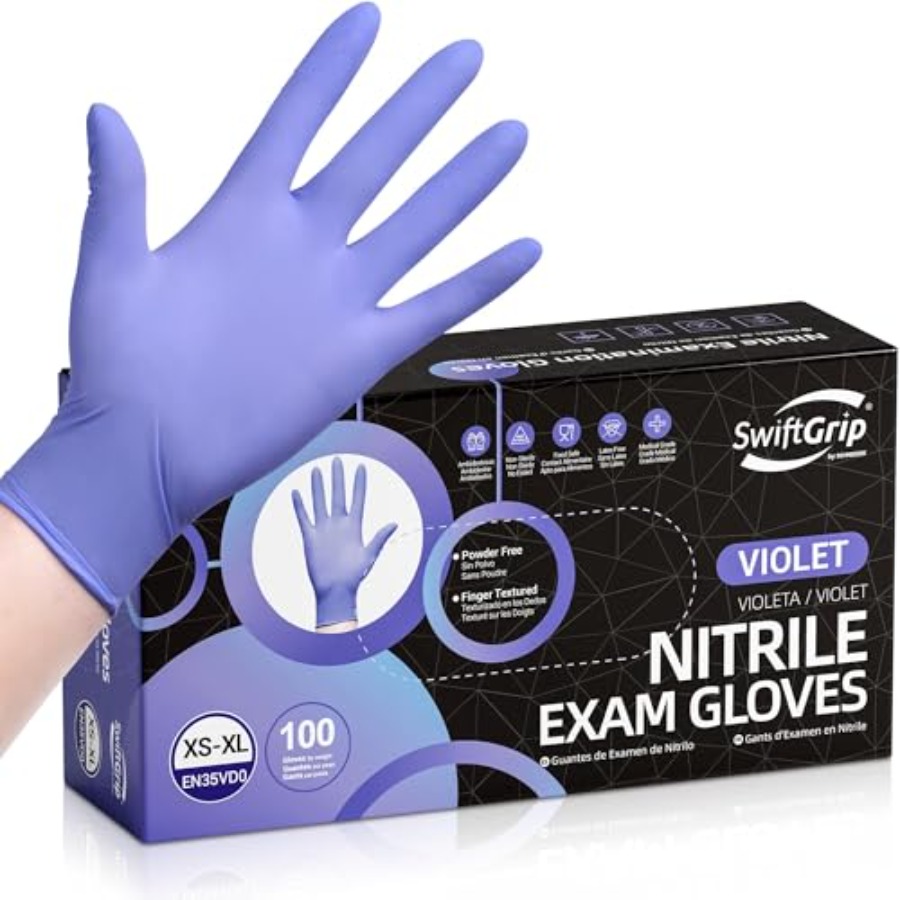 SwiftGrip Disposable Nitrile E - Exam Glove Nitrile reseña y precio