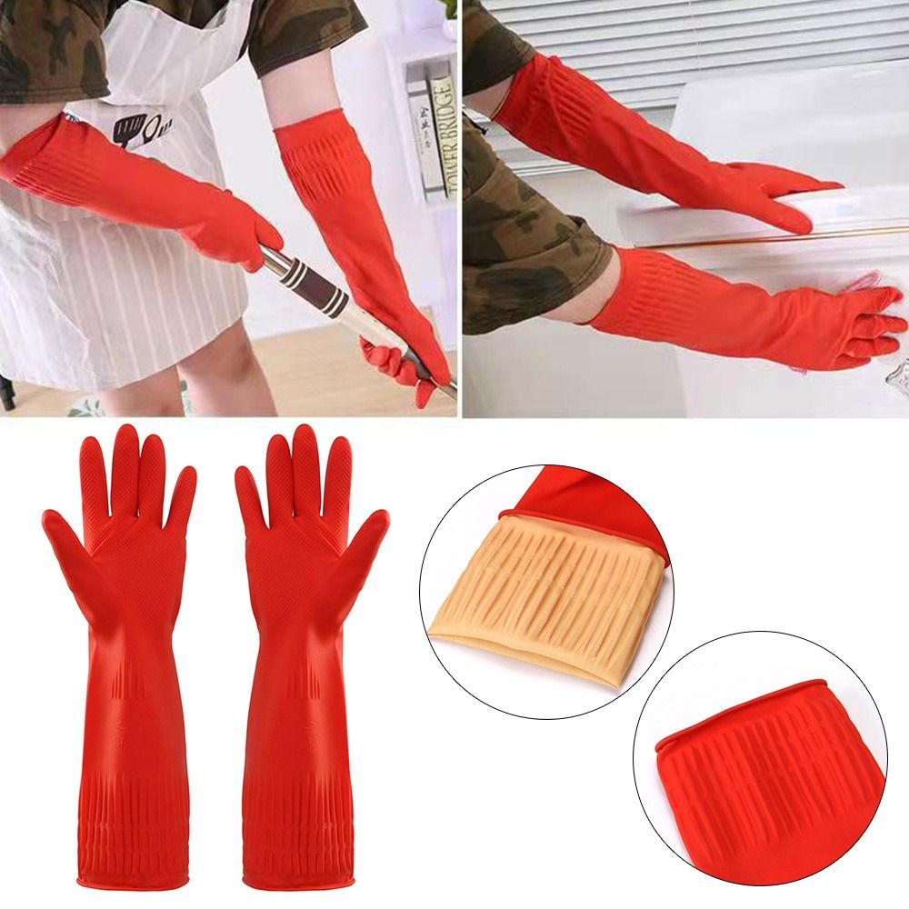1 Pair Heavy Duty Rubber Glove - Dish Glove Rubber reseña y precio