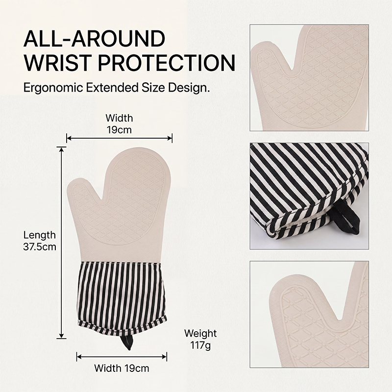 Anti-scald Silicone Gloves Hea - Oven Mitt Silicone reseña y precio