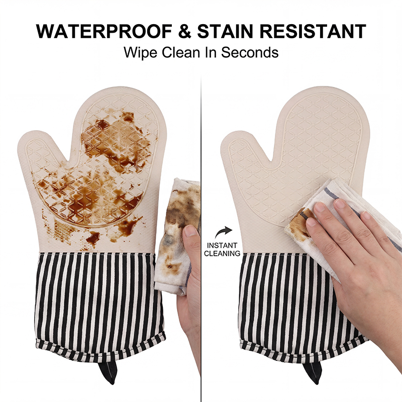 Anti-scald Silicone Gloves Hea - Oven Mitt Silicone reseña y precio