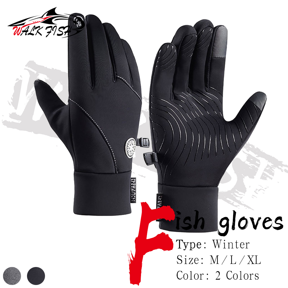 WALK FISH Winter Anti-slip Fis - Cycling Glove Padded reseña y precio