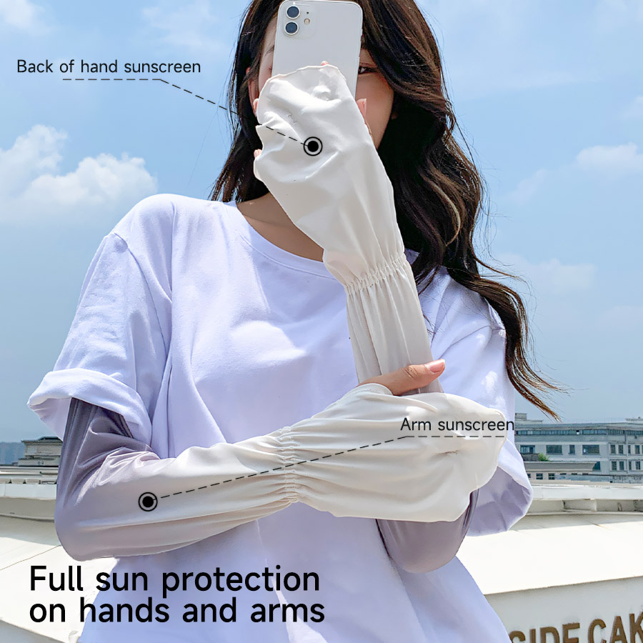 Driving Fingerless Sun Sleeves - Fingerless Glove Knit reseña y precio