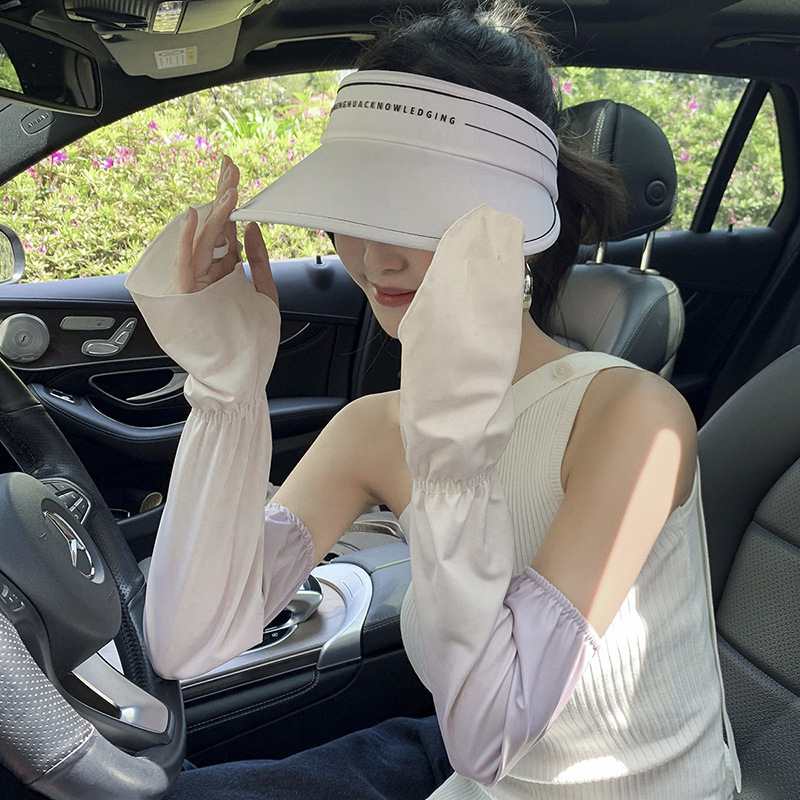Driving Fingerless Sun Sleeves - Fingerless Glove Knit reseña y precio
