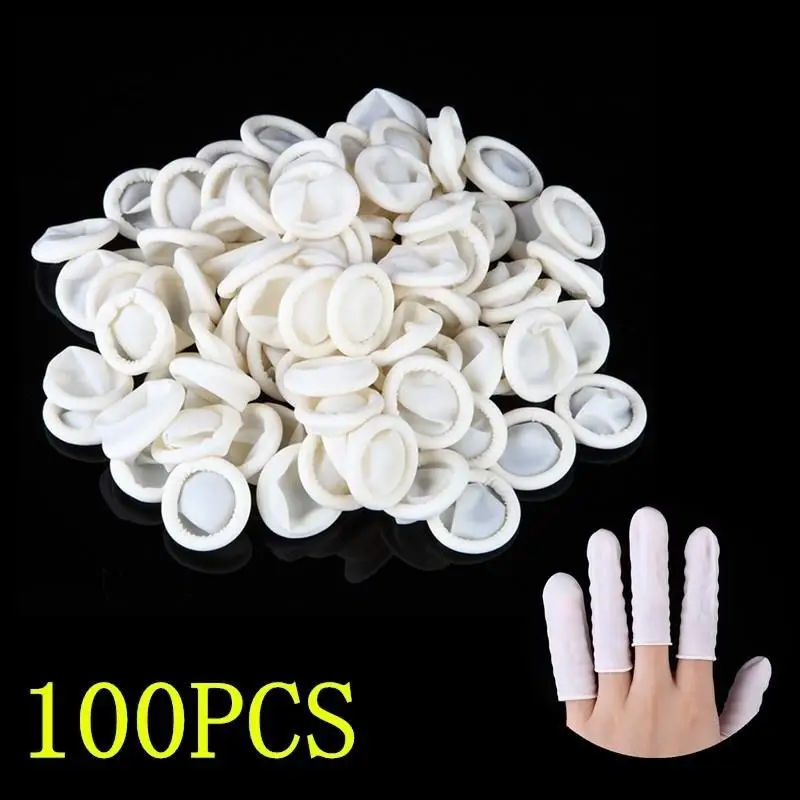 100Pcs Disposable Latex Finger - Latex Disposable Glove reseña y precio