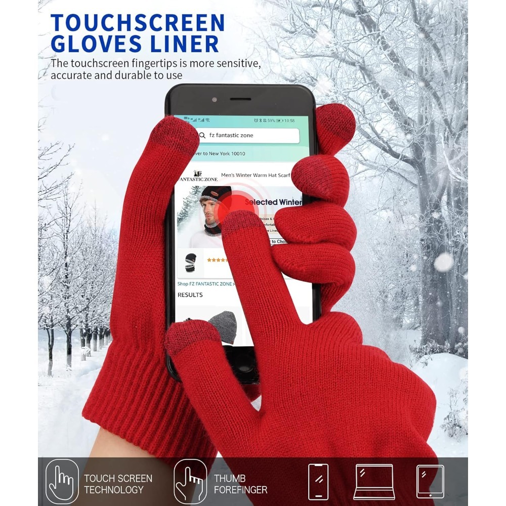 Women's Winter Touchscreen Woo - Wool Glove Lined reseña y precio