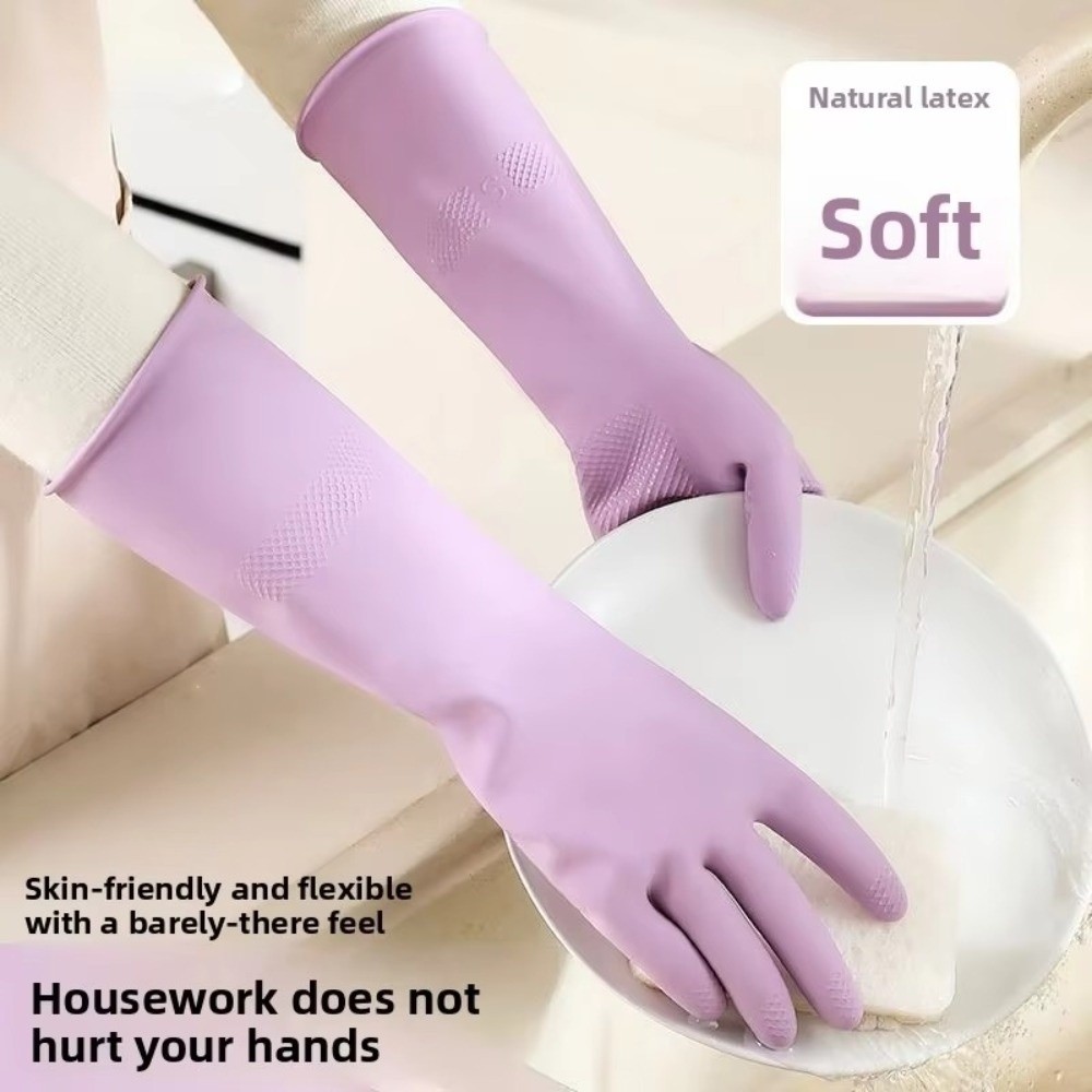Latex Dish Washing Gloves with - Dish Glove Rubber reseña y precio