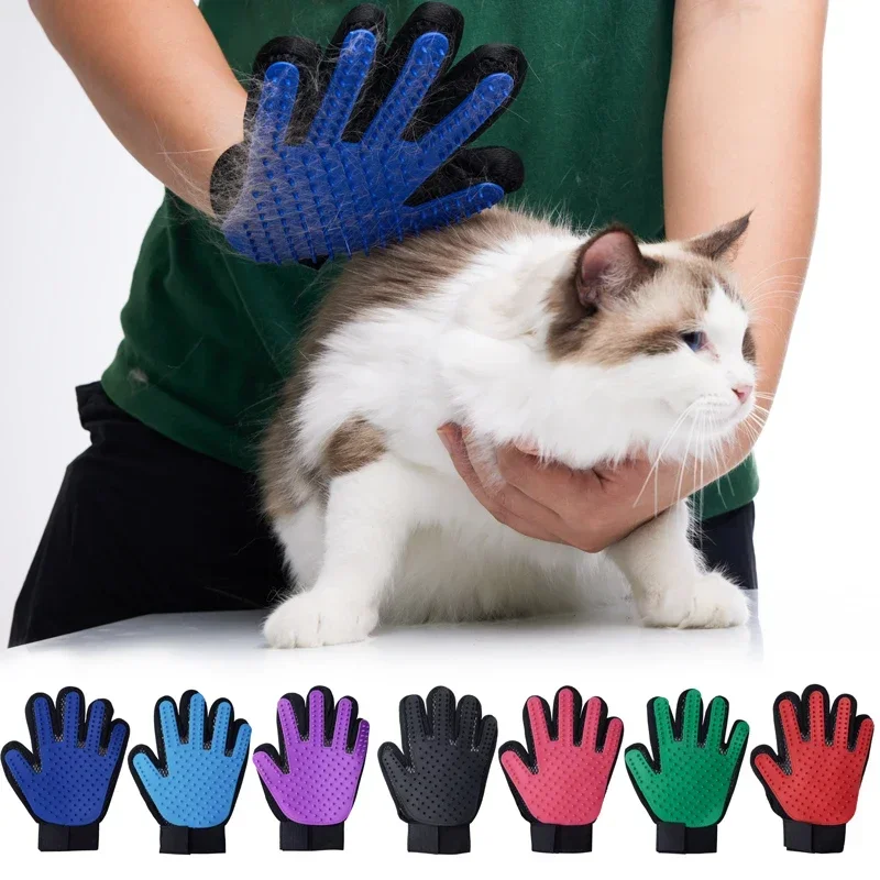 Pet Hair Remove Gloves Rubber  - Rubber Glove Cleaning reseña y precio
