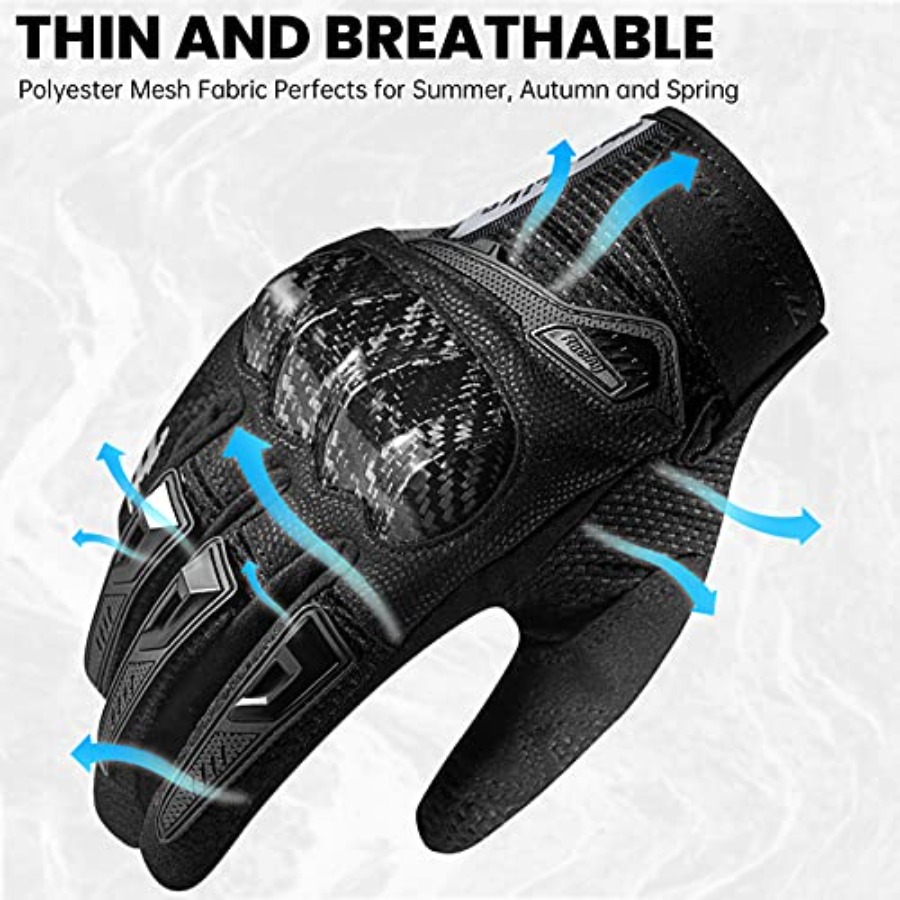 Motorcycle Gloves Touchscreen  - Motorcycle Glove Knuckle reseña y precio