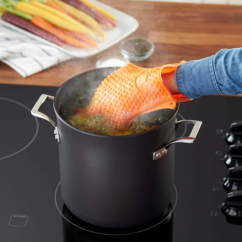BBQ Silicone Grilling gloves B - Oven Mitt Silicone reseña y precio