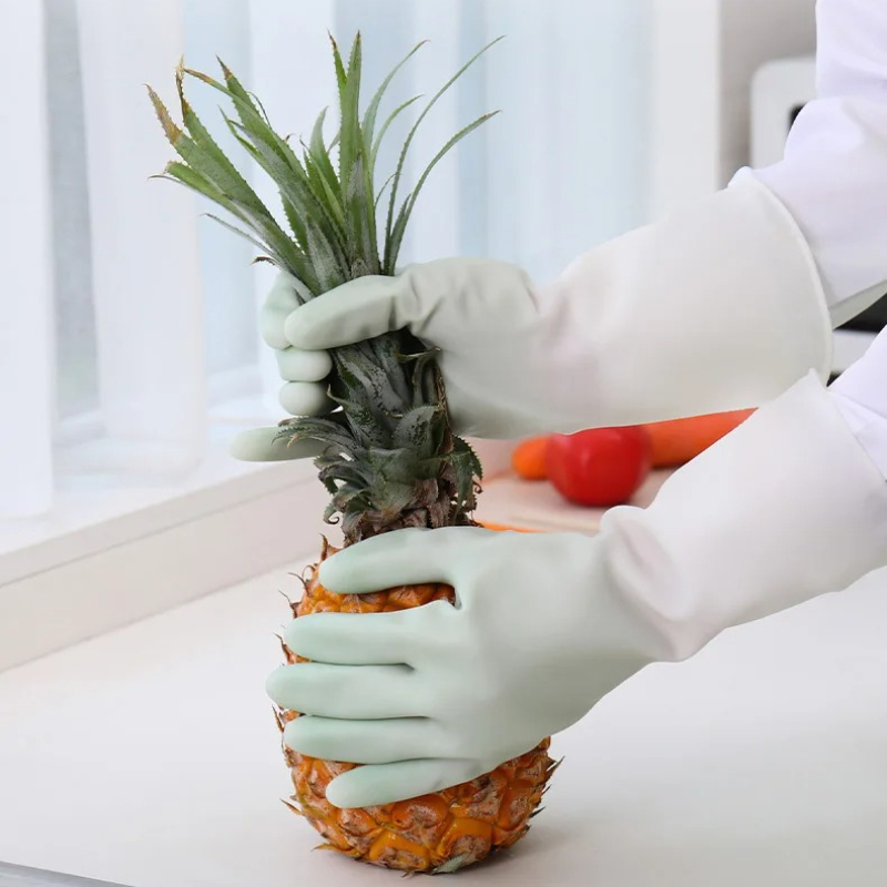 Dishwashing Cleaning Gloves Si - Dish Glove Rubber reseña y precio