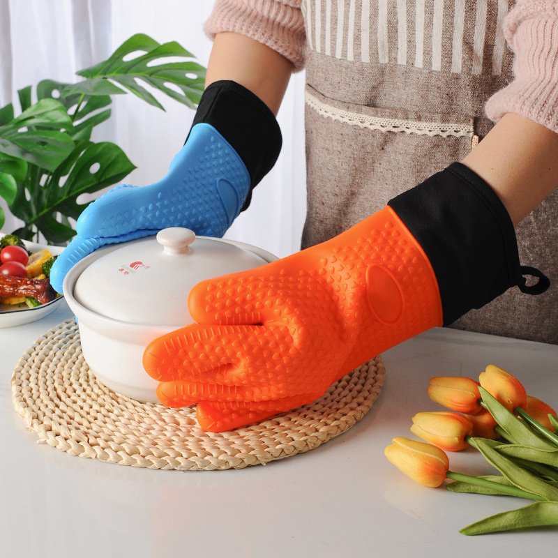 1/2Pcs Anti-Scald Silicone Ove - Oven Mitt Silicone reseña y precio